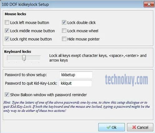 Aplikasi KidKey Lock