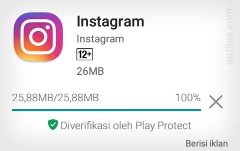 Instal Ulang Aplikasi Instagram