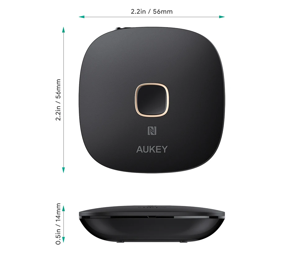 Aukey BR C16 Bluetooth Receiver V14.1 NFC