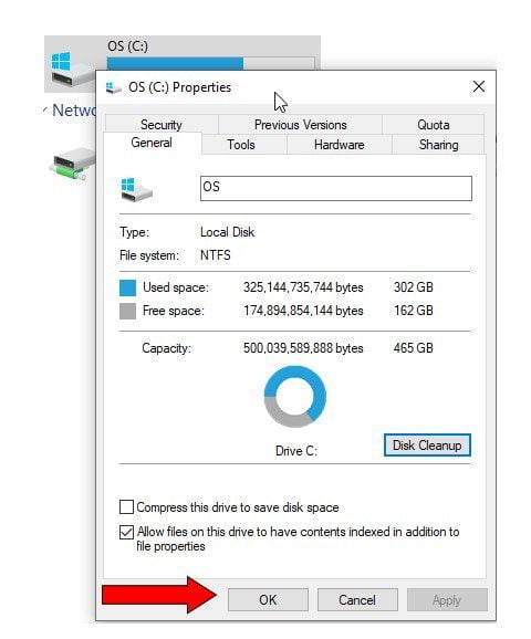 disk cleanup 10